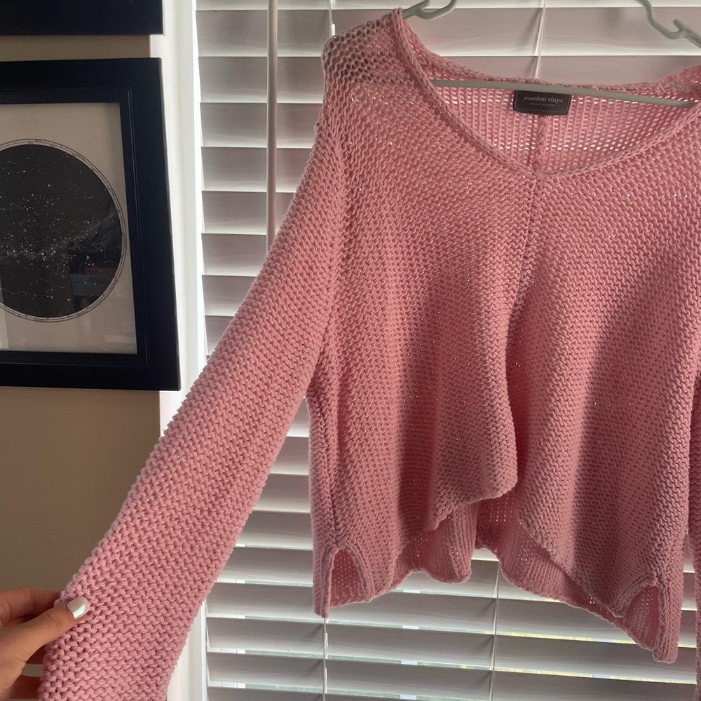 Wooden Ships Maui V Cotton Sweater